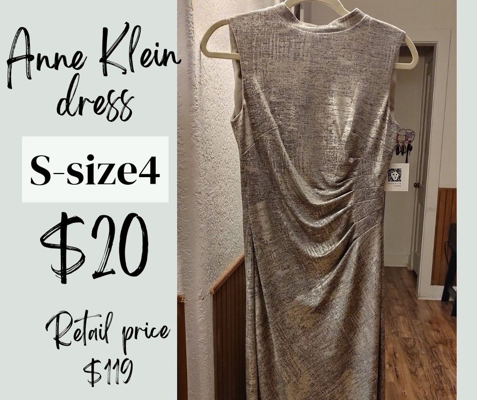 Gold Anne Klein Dress