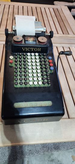 Vintage adding machine