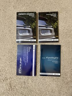 Subaru 2025 Manual Books