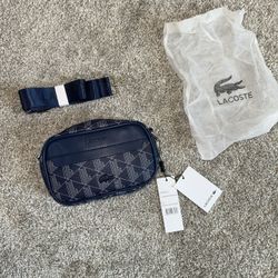 Blue Lacoste Shoulder Bag