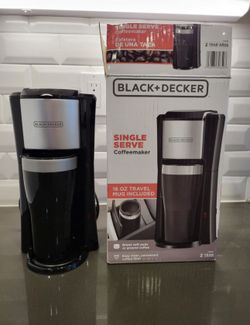 black and decker single serve coffee maker