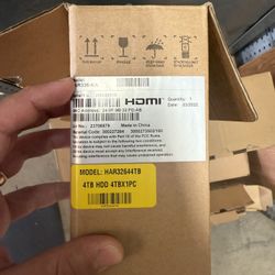 NVR Hunt 4-8-16 Chanels 4TB Hard Drive 