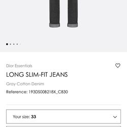 Dior Jeans 