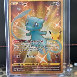 Pokémon Mew Celebrations 