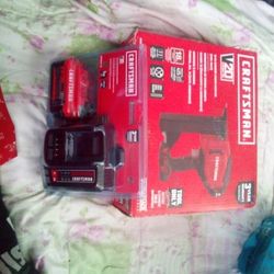 Craftsman 18 GA Narrow Crown Stapler/Craftsman Battery Charger Sold Separately 