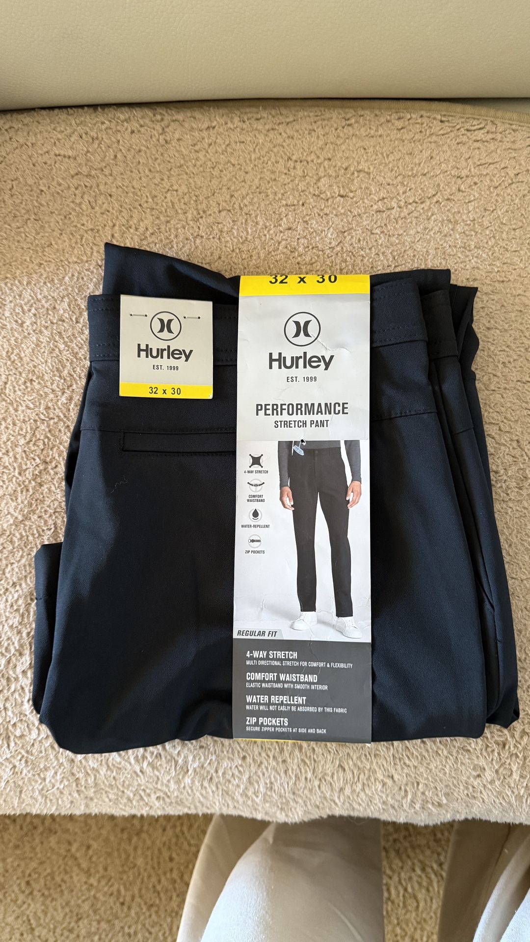 Hurley Performance Stretch Pants.