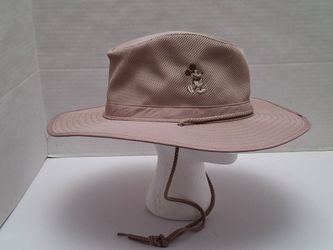 Disney parks mickey mouse safari hat with mesh top adult size 57-61 cm