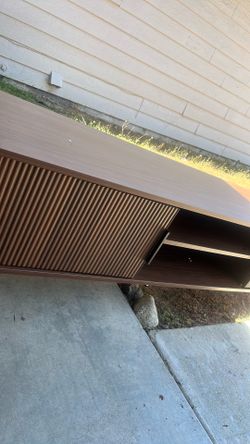 Entertainment stand brown
