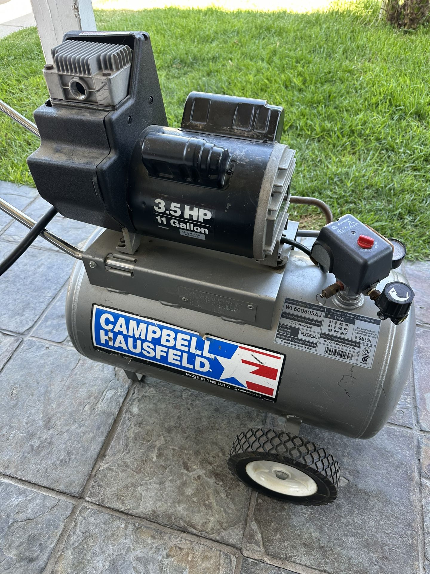 air compressor campell hausfeld Works great