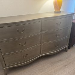 Restoration Hardware Beautiful Silver Dresser