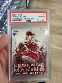 Shoei Ohtani graded 10 PSA