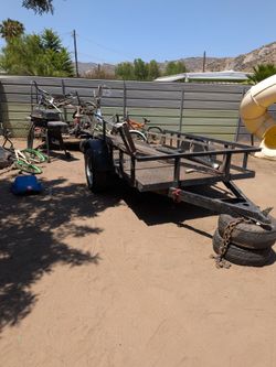 All steel trailer