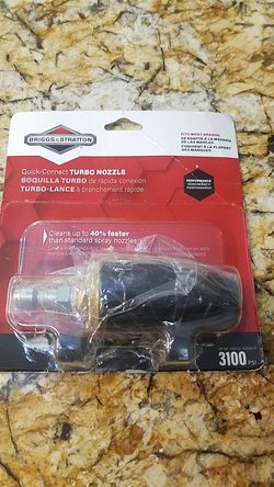 Genuine Briggs & Stratton 6195 Pressure Washer Quick Connect Turbo Nozzle