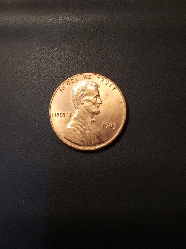 1983 No Mint Mark Double Reverse On America,United And One Cent In Proof Condition. Extremely Rare!!