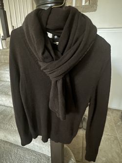 Max Mara 100%Cashmere Sweater With Matching Cashmere Stole