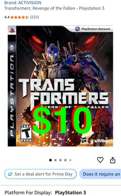 Transformers: Revenge of the Fallen - Playstation 3