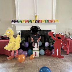 Sesame Street Character Cut Outs