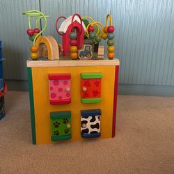 🌾 Wooden Farm Activity Center 🐄🚜