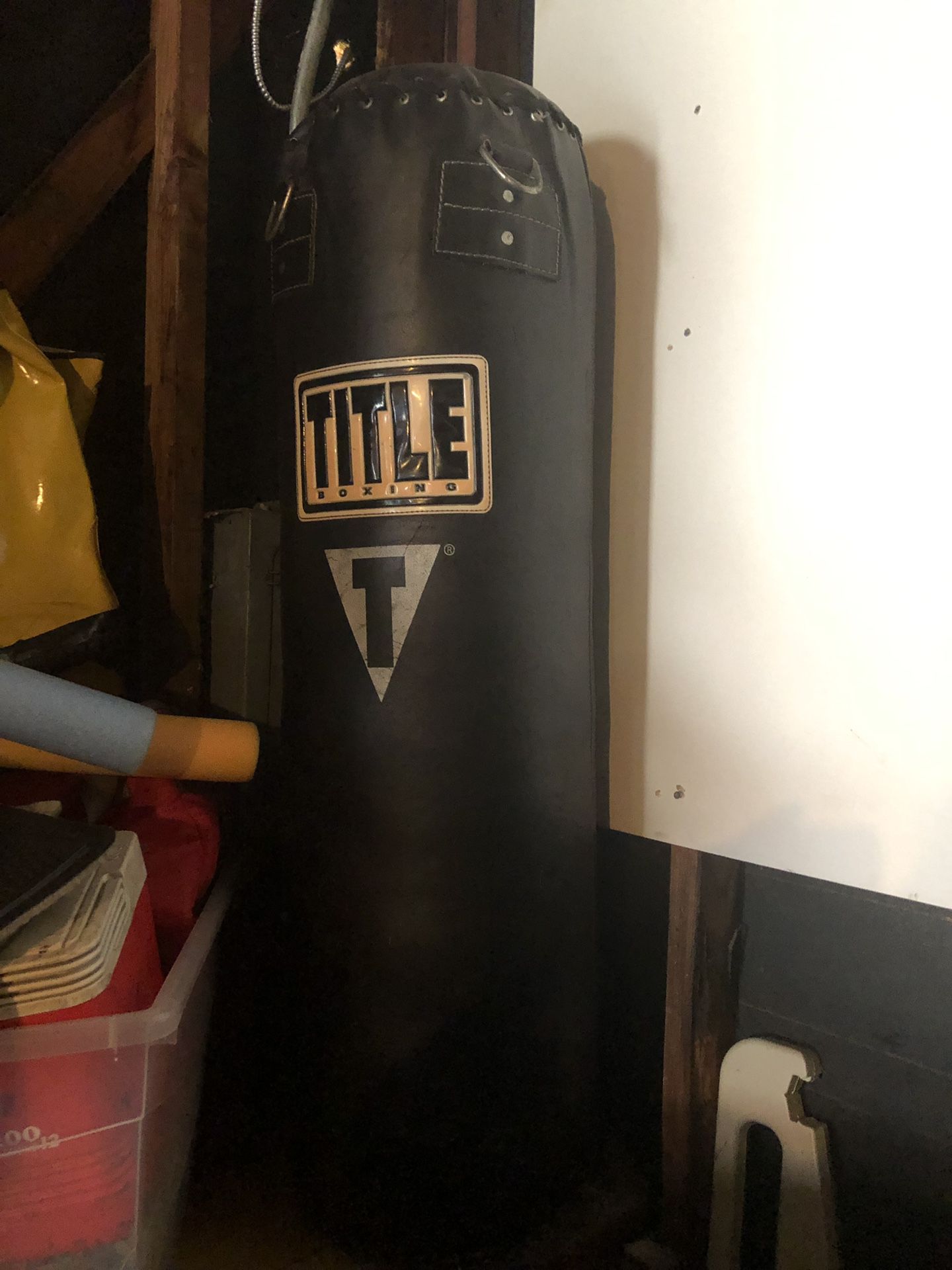 Professional Punching bag and speed bag.. 75 dollars firm...