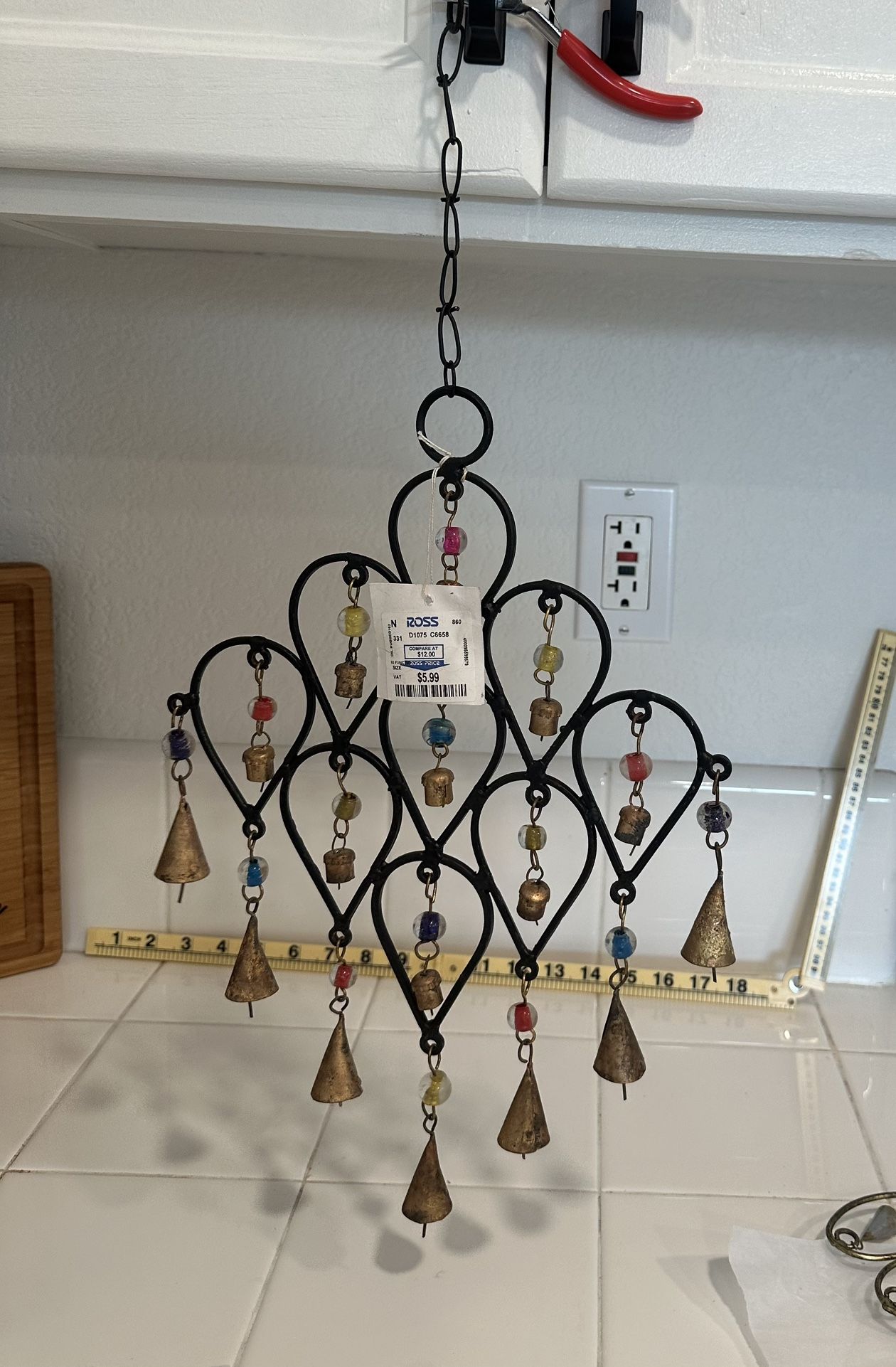 Quiet Wind Chime With Tinkling Bells. Imported
