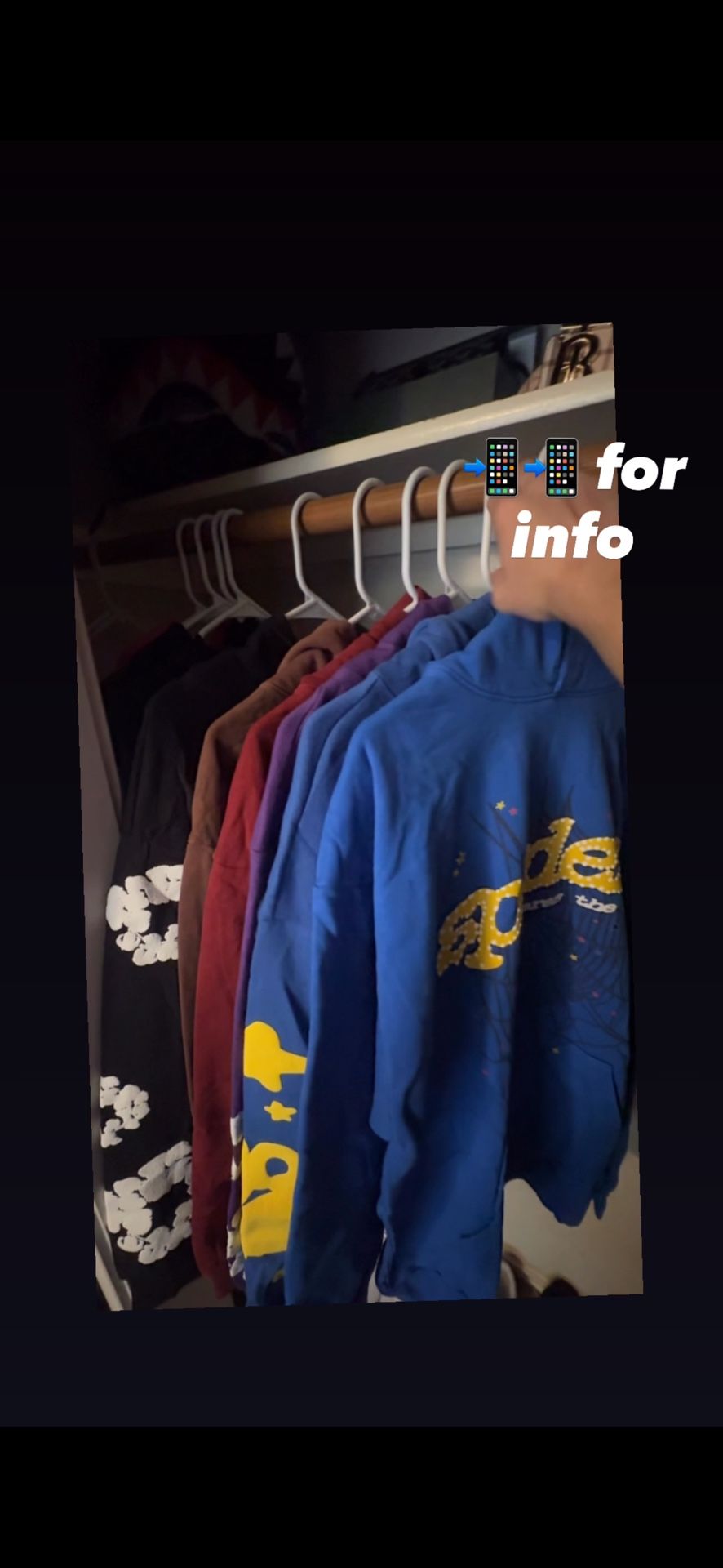 Sp5der and Denim Tears Hoodies