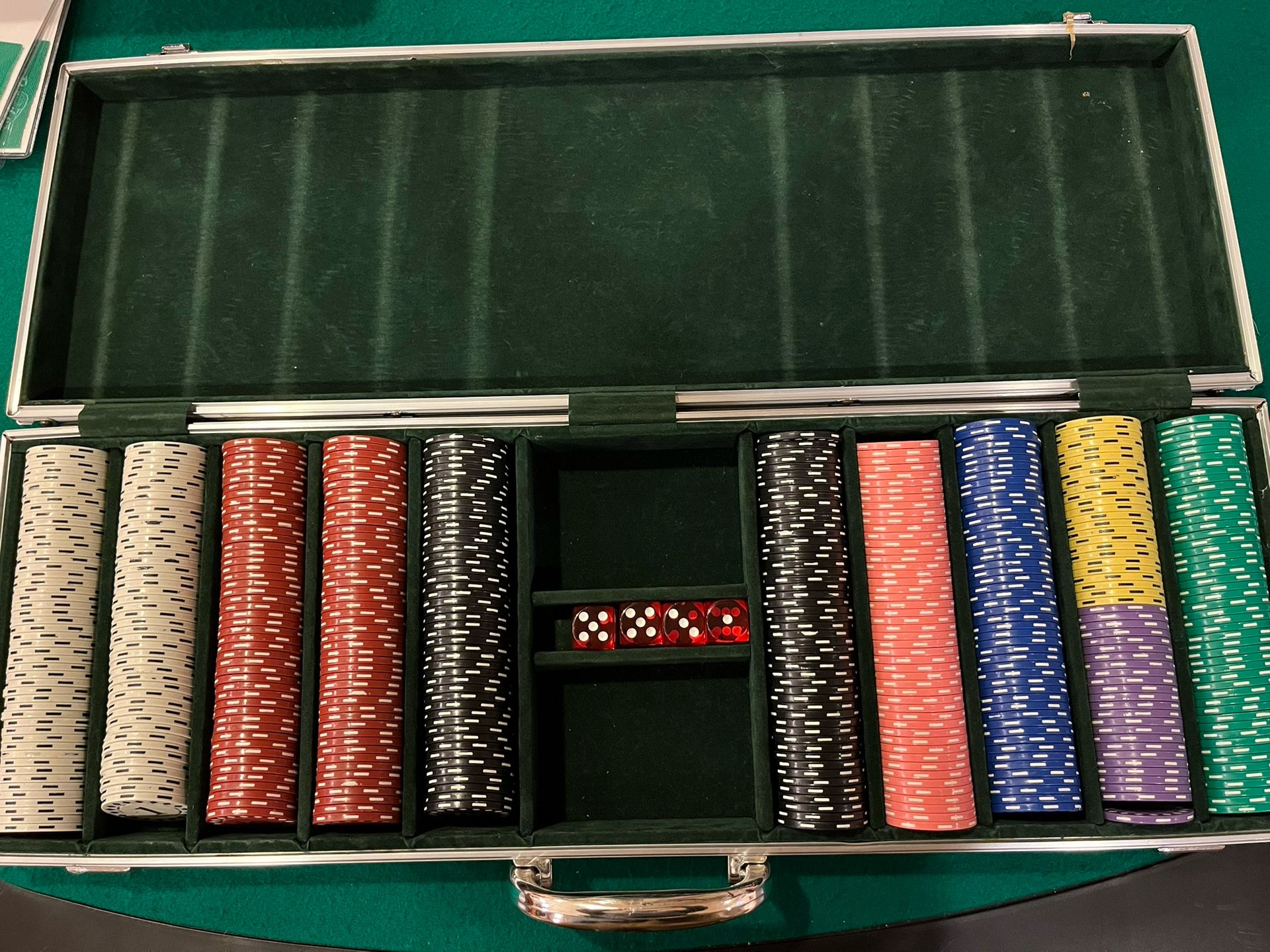 Poker Chips & Case