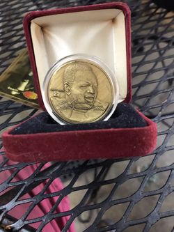 1990s  emmit smith bronze collector coin 