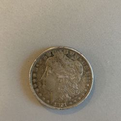 1881 Silver Morgan Dollar Coin