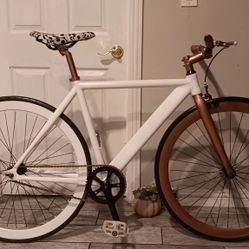 6KU Urban Track Fixed Gear 700c Tires, All Aluminum Fast Bike 