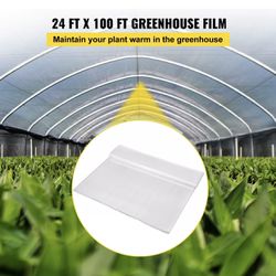 Greenhouse Film, 24' x 100' Greenhouse Plastic. $120.00 FIRM!!