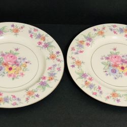 Theodore Haviland New York Springtime Floral 10.75” Dinner Plates