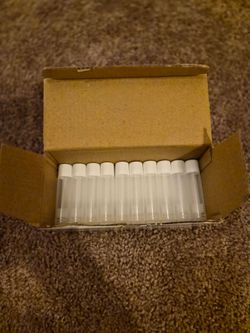 30 pack Lip Balm Tubes with White Caps