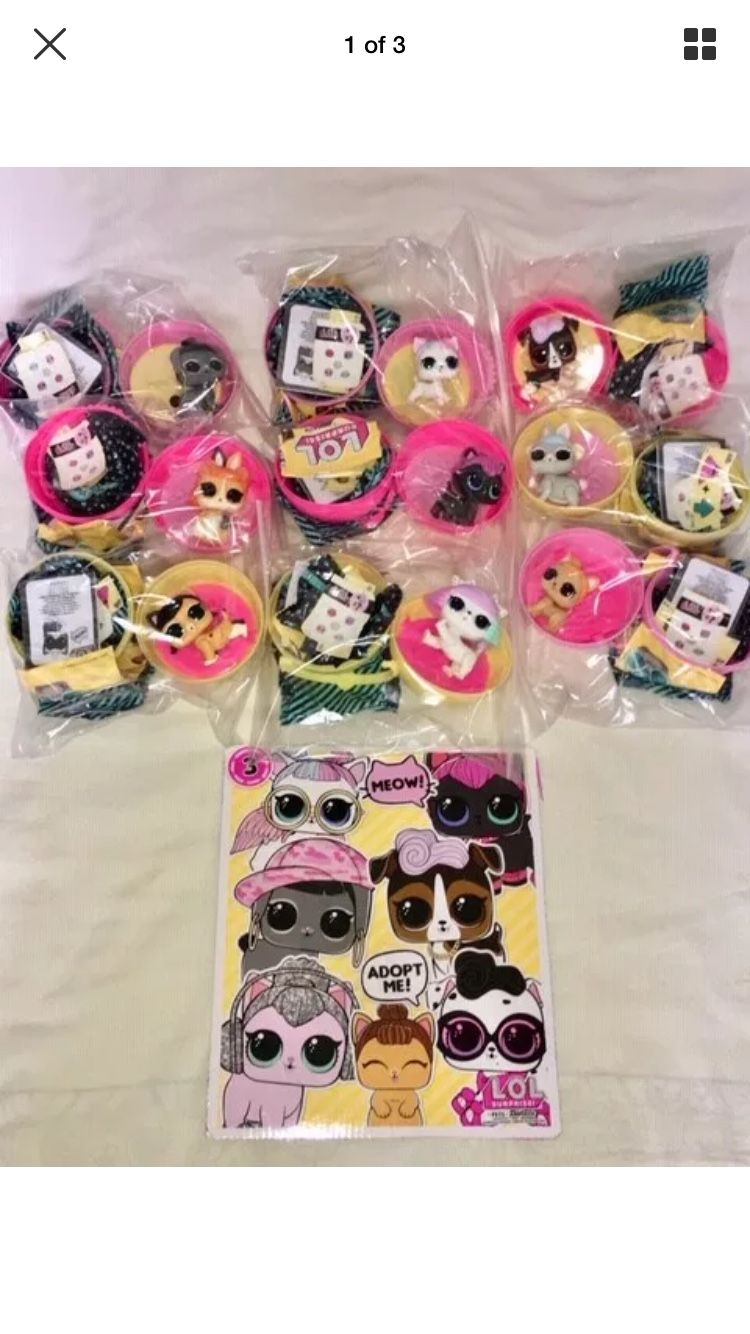 Lot NEW OPENED BOX — 10 LOL SURPRISE PETS Series GLITTERS PUB
