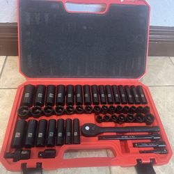 3/8”Heavy Duty Tolls Socket Deep&regular Set  New 