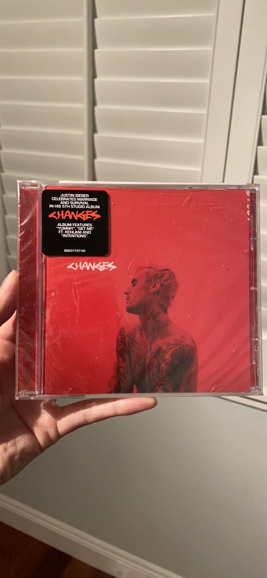 Justin Bieber Changes Album CD