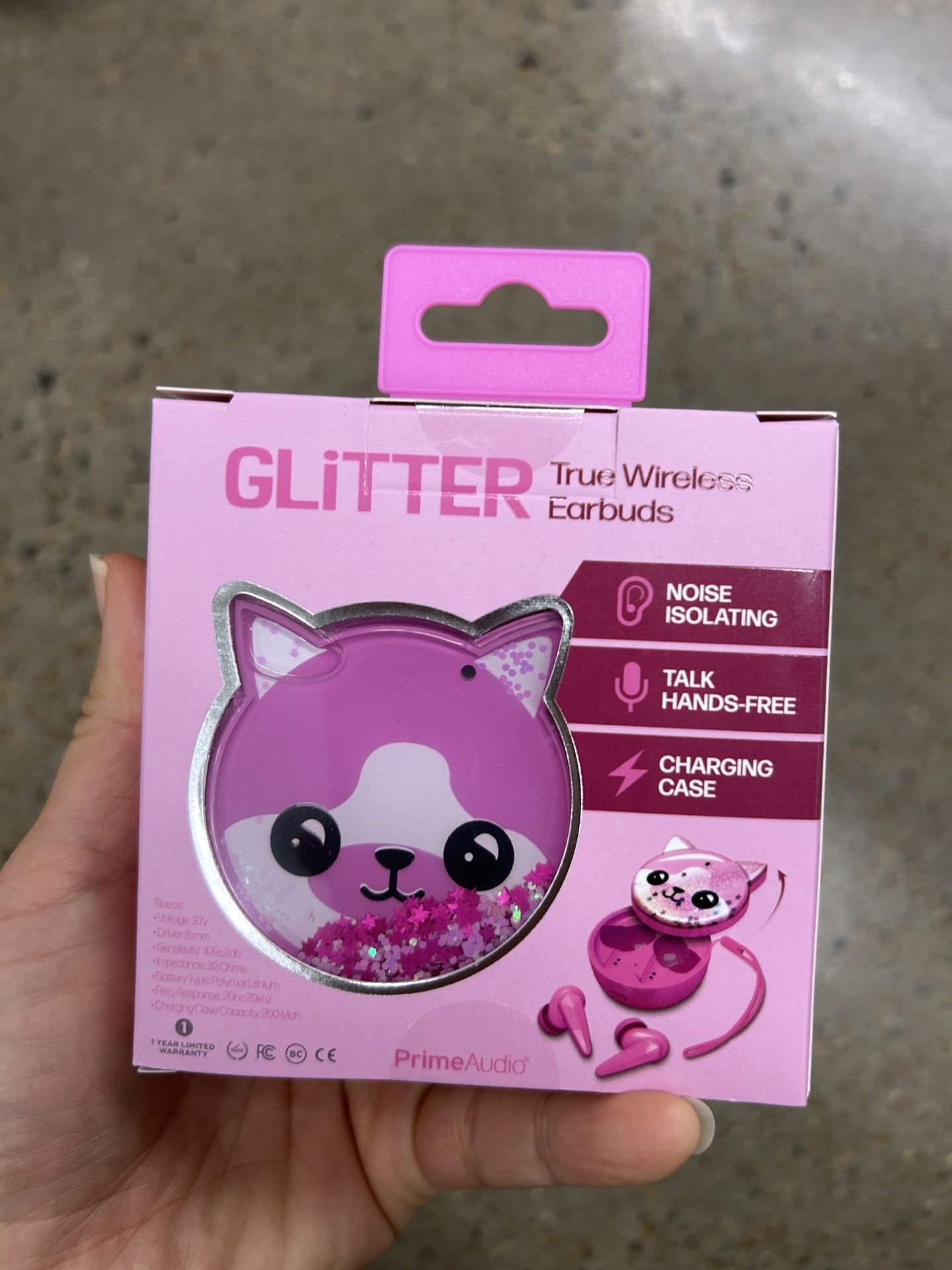 NWT glitter true wireless earbuds
