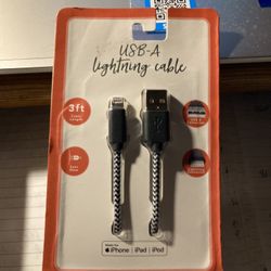 Vivitar 3 ft USB-A lightning cable