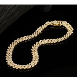  Bracelet  Cuban Link Chain Diamond Hip Hop Jewelry for Men and Women