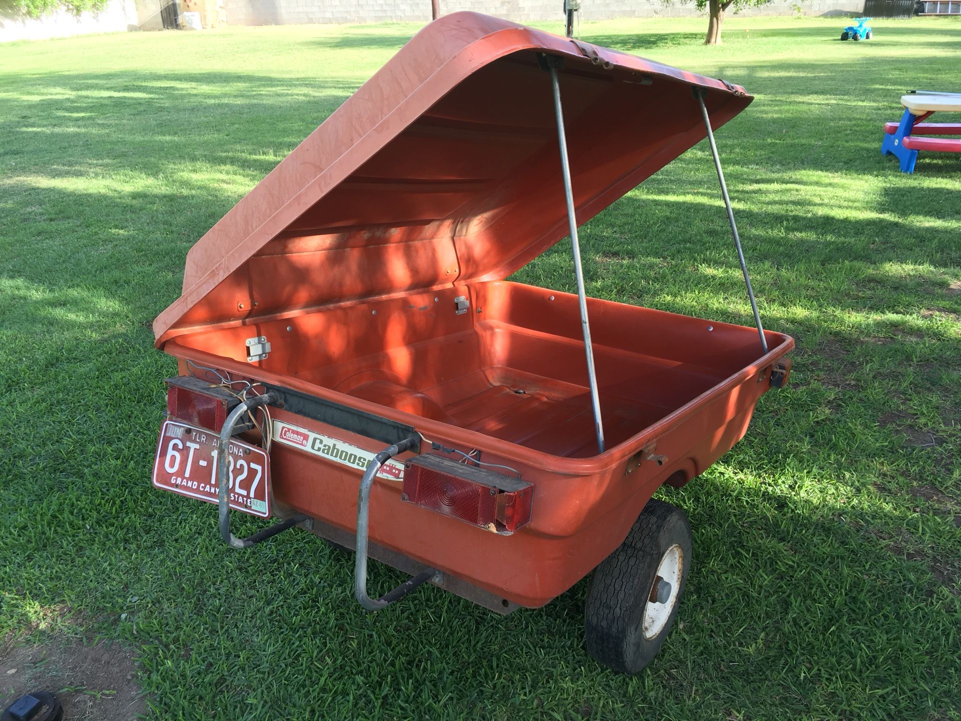 Coleman caboose trailer