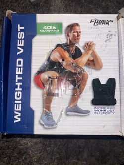 Weighted vest 40lb adjustable