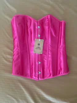 Hot pink corset