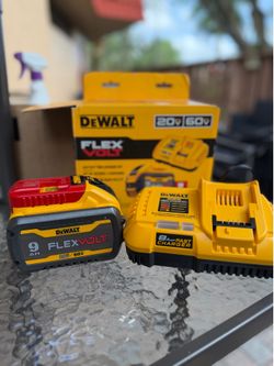 Dewalt flexvolt 9ah and fast charger
