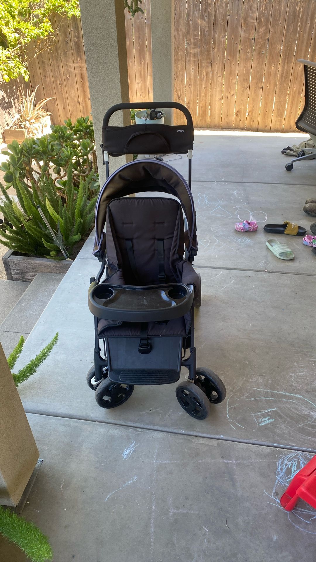 Joovy Caboose Sit And Stand Stroller Tandem Double