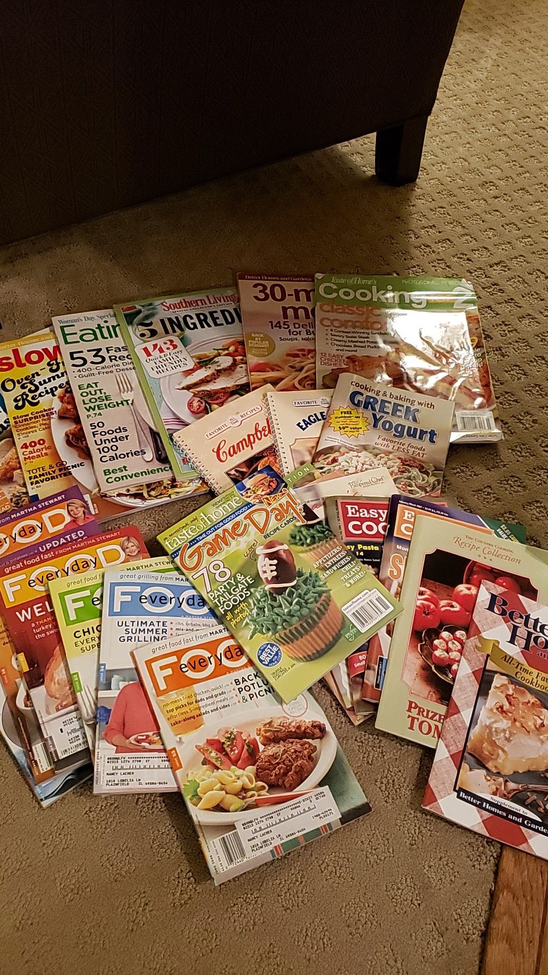 Assorted Cooking Magazines Bundle