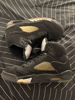 Jordan 5 mens size 8.5 used good condition black gray no box