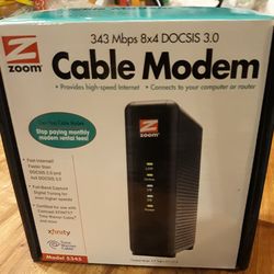 Zoom 343Mbps Cable modem