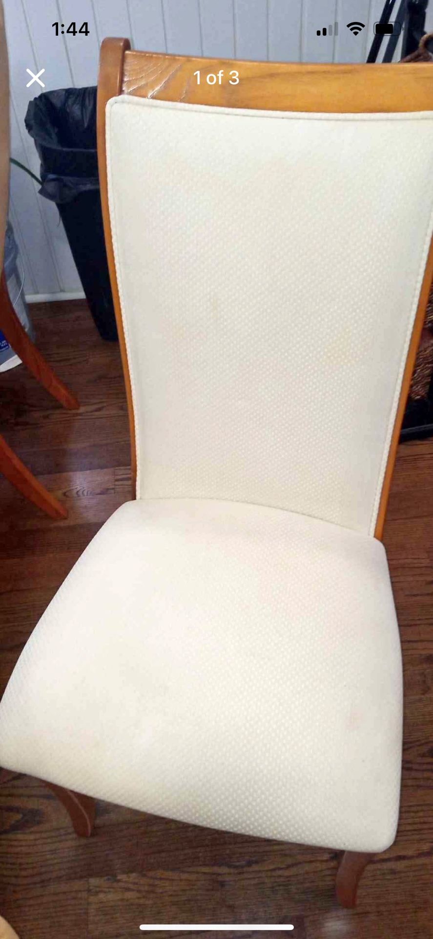 Wooden Dining Table And Six Chairs