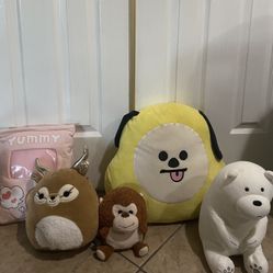 Stuffed animals (all for 16)