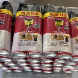 Raid Value Pack Ant And Roach Spray 2 Bottles