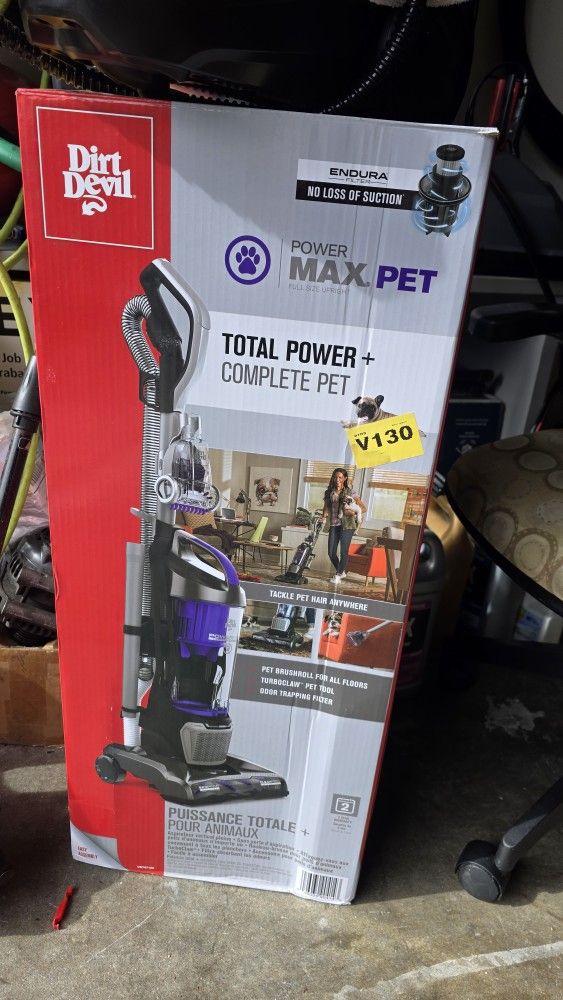 Dirt Devil Power Max Pet Upright Vacuum 